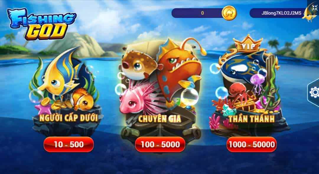 bắn cá cũng là tựa game rất nổi tiếng