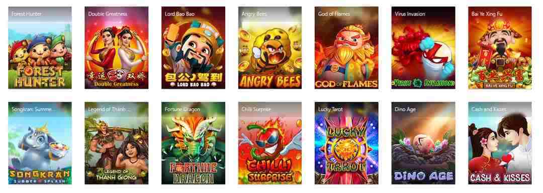 Danh mục Slot game của đơn vị luôn tạo điểm nhấn riêng